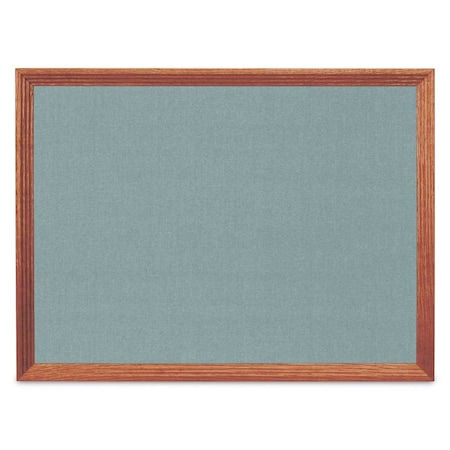 United Visual Products Decor Wood Combo Board, 36"x24", Cherry/Black Porcelain & Buff UV702DEFAB-CHERRY-BLKPORC-BUFF